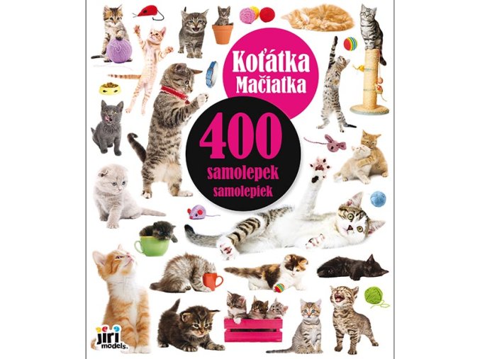 400 samolepek Koťátka