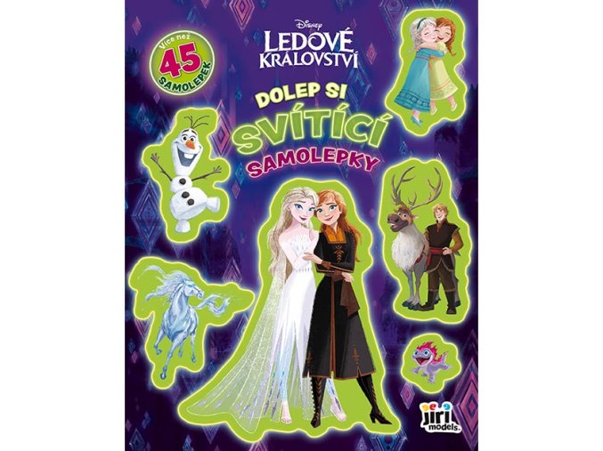 Dolep si svítící samolepky Ledové království