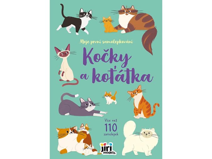 Moje první samolepkování Kočky a koťátka