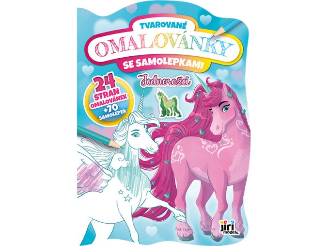 Tvarované omalovánky Jednorožci