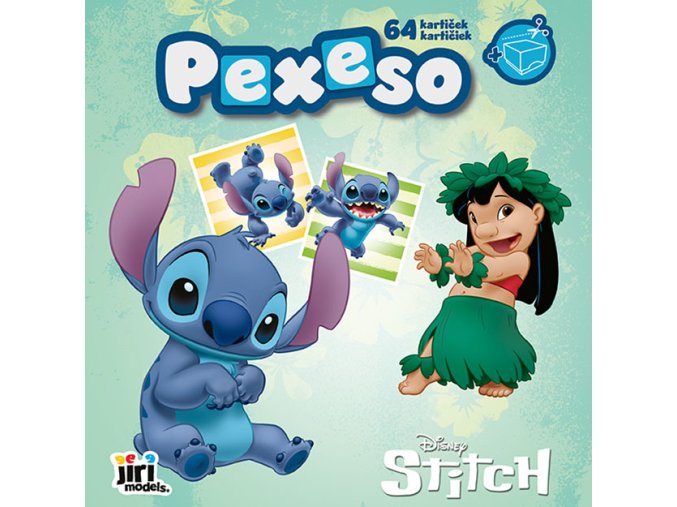 Pexeso v sešitu Lilo & Stitch