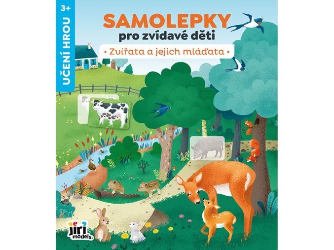Samolepky pro zvídavé děti Zvířata a jejich mláďata