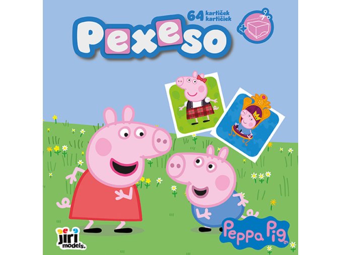 Pexeso v sešitu Prasátko Peppa