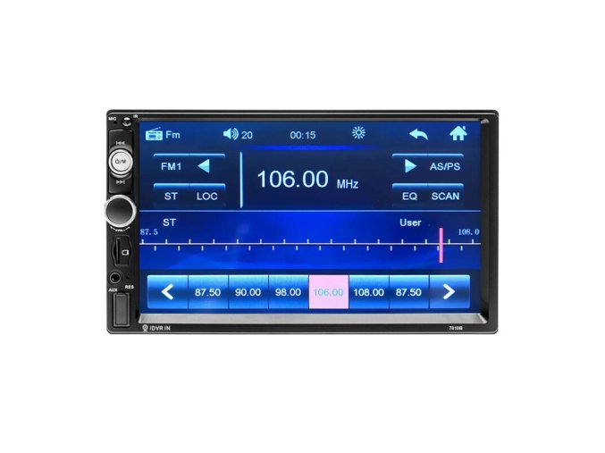 Podofo monitor do auta K0126 Mirror Link, BT, USB 7"