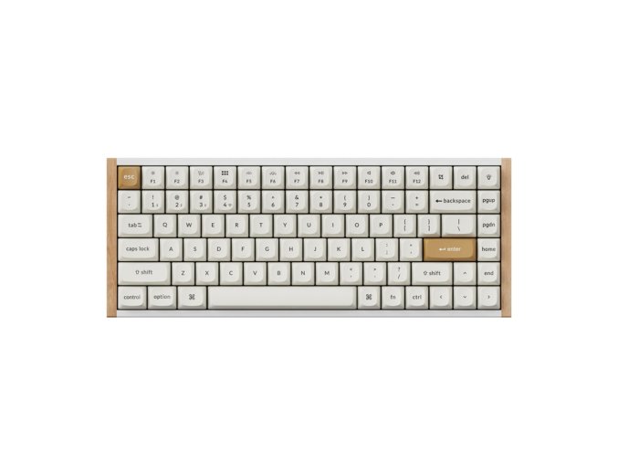 Klávesnice Keychron K2 HE Wireless RGB Nebula Magnetic Switch Keyboard (bílá) [K2H-Q1].