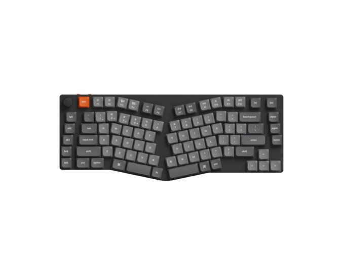 Bezdrátová nízkoprofilová klávesnice Keychron K15 Max Led Red Switch (černá) [K15M-A1].