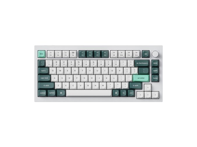 Bezdrátová klávesnice Keychron Q1 HE RGB Nebula Magnetic Switch (bílá) [Q1H-P1].