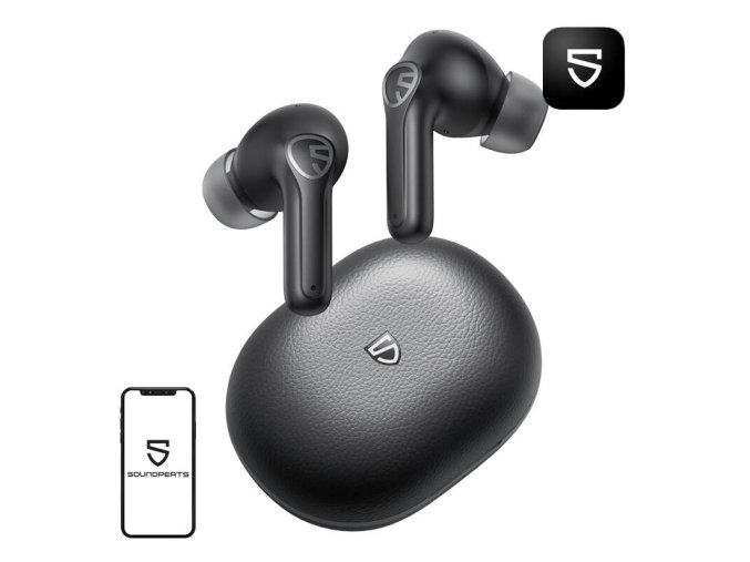 TWS Soundpeats T3 PRO ANC Headphones (black)