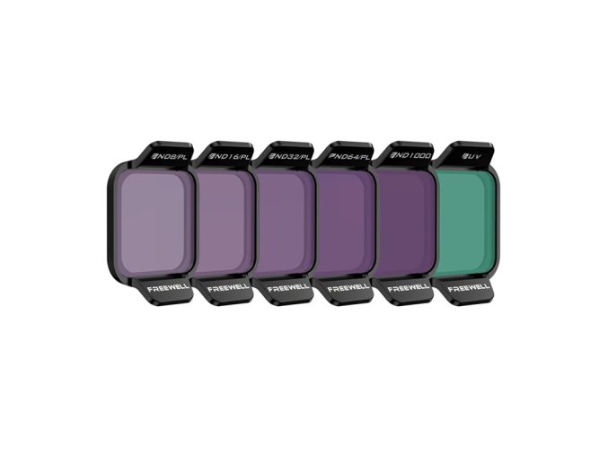 6 filtrů Freewell Bright Day do DJI Flip