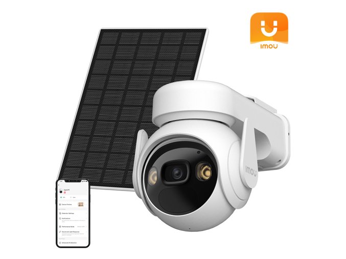 Otočná venkovní WiFi kamera se solárním panelem IMOU Cell PT kit lite (typ C)