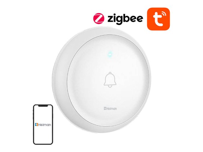 Chytrý zvonek Heiman HS2DB Tuya Zigbee