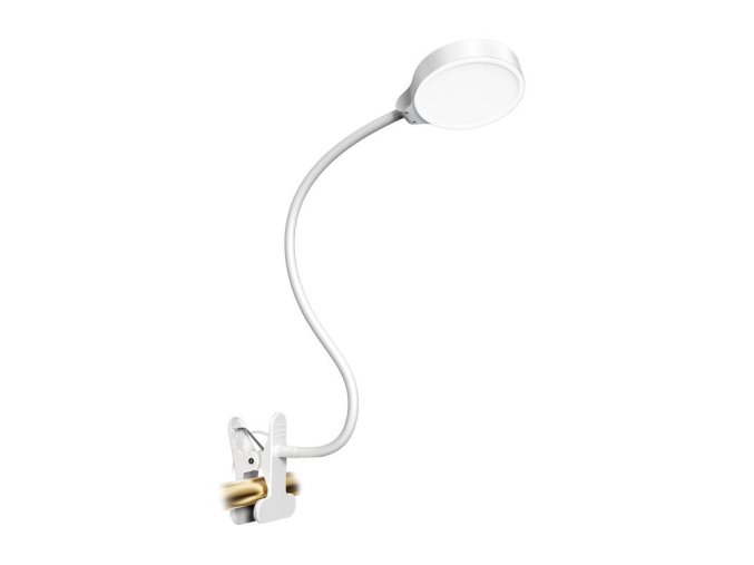 Clip on Reading Light Glocusent GLCSNTBL204 White