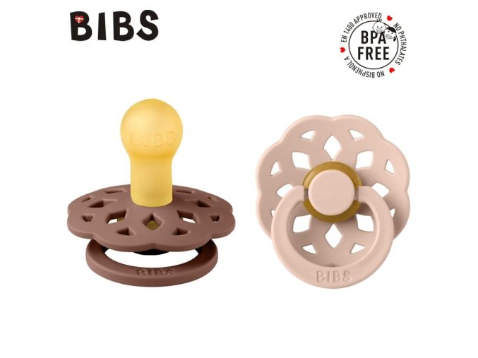 BIBS 240102 BOHEME WOODCHUCK & BLUSH figurína M 2-pack