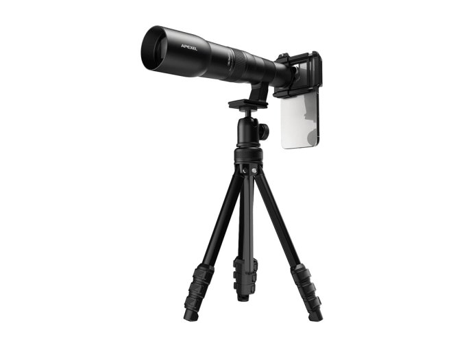 Objektiv Super 50X Apexel APL-T50XJJ02 se stativem