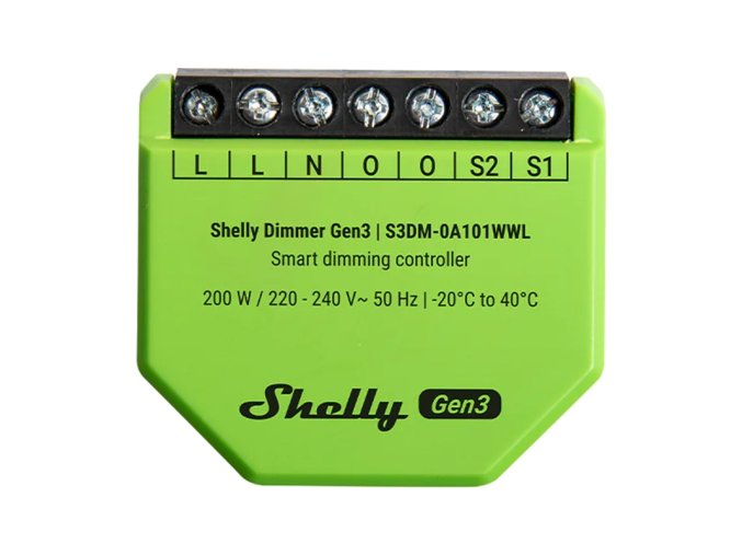 Shelly Dimmer Gen3 WiFi Light Controller