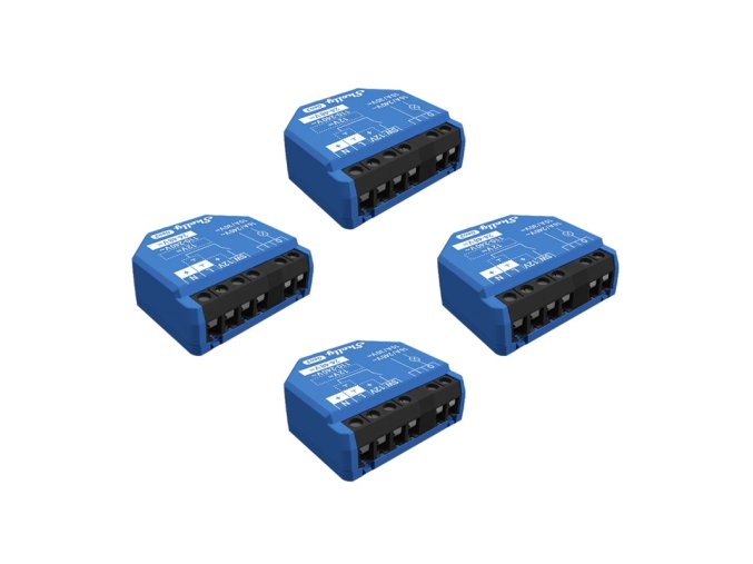 Shelly 1 Gen3 sada 4 ovladačů WiFi/Bluetooth