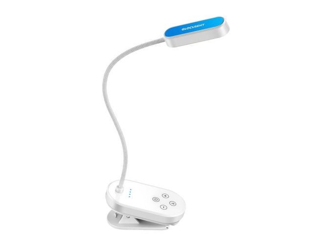 Glocusent Mini Wireless Light GLCSNTBL005 s klipem bílá