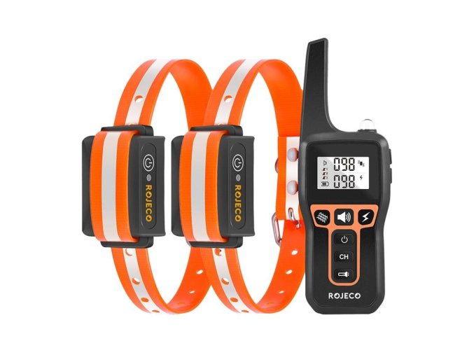 Rojeco PD5291000m Výcvikový obojek pro psy se 2 obojky