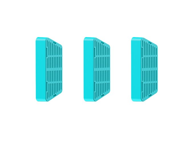 Rojeco Filtry pro dávkovač vody pro domácí zvířata 2600mAh 3ks