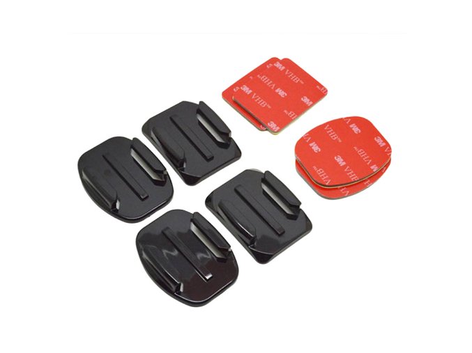 Set of Flat and curve adhesive mount Telesin 3M for GoPro (GP-BRK-004)