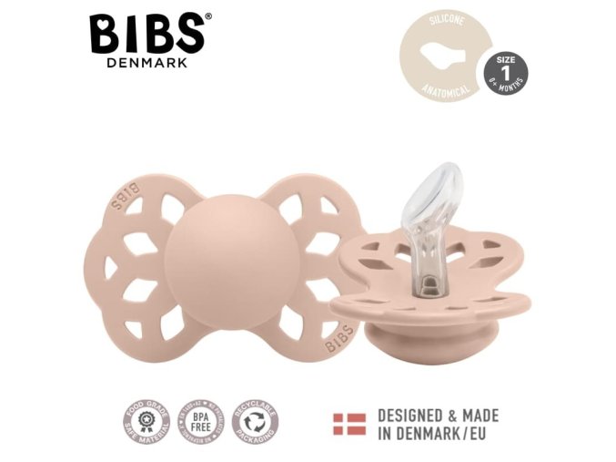 BIBS 421244 INFINITY ANATOMICAL BLUSH S dudlíkem