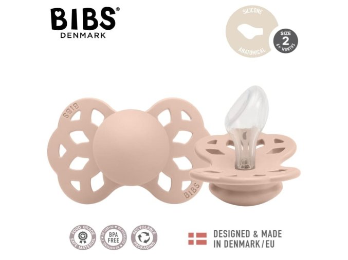 BIBS 422244 INFINITY ANATOMICAL BLUSH dudlík M