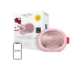 Sonic Thermo Facial Brush 5in1 Geske with APP (hello kitty pink)