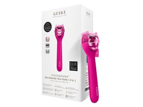 Micro Needle Face Roller 9in1 Geske with APP (magenta)