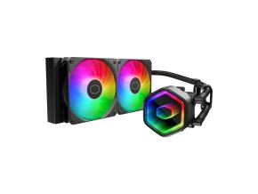 Vodní chladič Cooler Master MasterLiquid 240 Core II ARGB (černý)