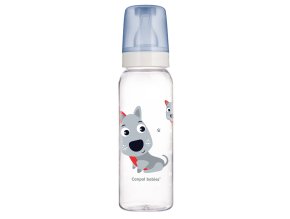 CANPOL 11/841 Láhev 250ml s dekorem Happy Animals BPA 0%