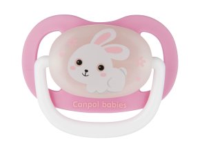 CANPOL 23/272 anatomický silikonový dudlík 6-18m-cy BUNNY COMPANY
