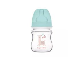 CANPOL 35/220 Širokohrdlá antikoliková láhev EasyStart Exotic 120ml zelená