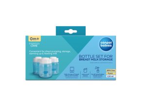 CANPOL 35/235 Sada lahví na uchovávání potravin 3x120 ml
