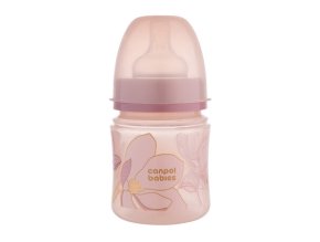 CANPOL 35/239 Butelka antykolkowa EasyStart 120ml GOLD różowa