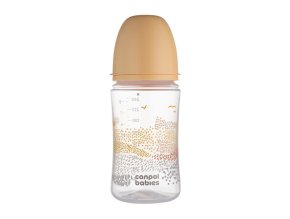 CANPOL 35/243 Butelka antykolkowa EasyStart 240ml MOUNTAINS beige