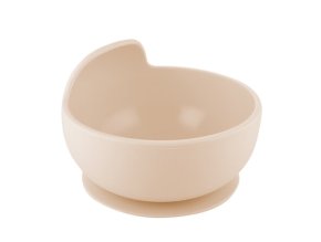 CANPOL 51/400 Silikonová miska s přísavkou 330 ml smetana