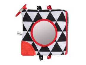 CANPOL 68/081 Plyšová kontrastní vzdělávací brožura SENSORY TOYS
