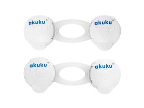 AKUKU A0648 Zabezpieczenia uniwersalne do szafek białe 10 cm