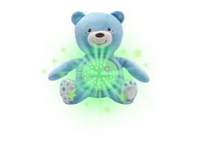 CHICCO 00008015200000 Medvídek s projektorem modrý