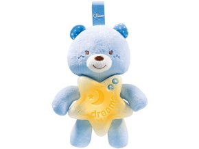 CHICCO 00009156200000 Medvídek na dobrou noc modrý
