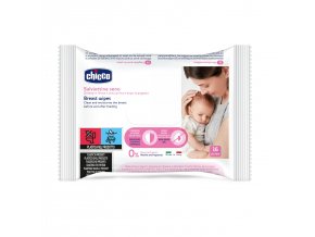 CHICCO 00009165000000 Ubrousky pro péči o prsa 16 ks