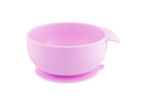 CHICCO 00010221100000 Silikonová miska dívka