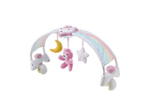 CHICCO 00010473100000 Panel na łóżeczko RAINBOW BED ARCH PINK