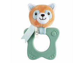CHICCO 00011465000000 Panda chrastítko červené