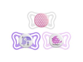 CHICCO 00071031110000 PHYSIO LIGHT silikonová figurína 2-6m+ 2 ks.
