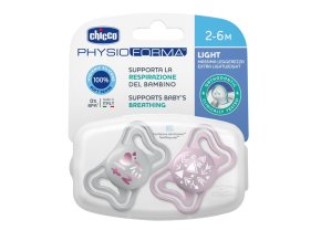 CHICCO 00071037110000 PHYSIO LIGHT figurína 2-6M sil 2 ks růžová