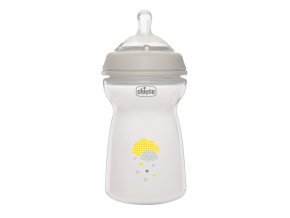 CHICCO 00081335300000 Butelka NF plastikowa 6m+ 330 ml neutralna