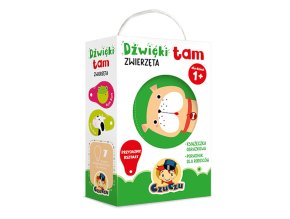 CzuCzu 6052319 Tam animals obrázková knížka 1+