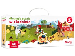 CzuCzu 6198376 Puzzle 40 el.W stadninie 3+