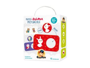 CzuCzu 6222946 Puzzle s otvorem 2 el. Přátelé 15+